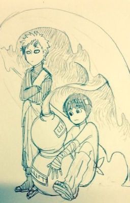 Чудовище песка и маленький зверь Конохи 