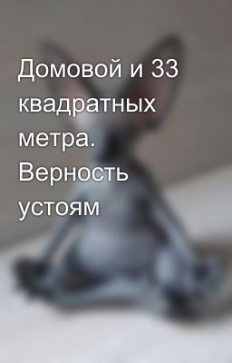 Домовой и 33 квадратных метра. Верность устоям