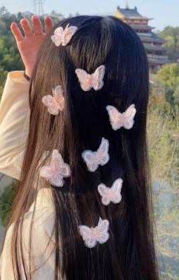 Заколка с бабочкой