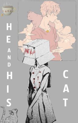 Он и его кошка.