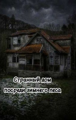 Странный дом посреди зимнего леса
