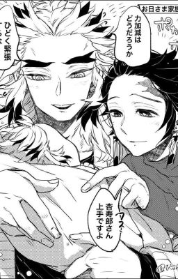 Ренгоку и Танджиро и их семейная жизнь (ну вроде норм названии истории)