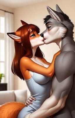 Фурри Верс: Лиса и волк в офисных лапках
